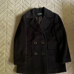 Women’s Angora and Wool pea coat by forecaster